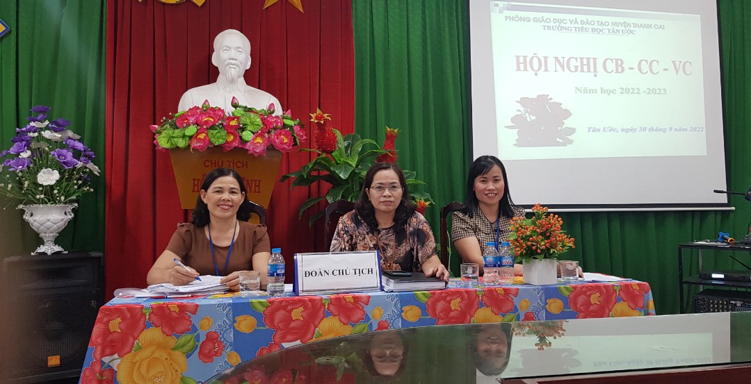HỘI NGHỊ CÔNG CHỨC VIÊN CHỨC VÀ NGƯỜI LAO ĐỘNG NĂM HỌC 2022- 2023